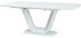 Show details for Dining table Signal Meble Armani White, 1600x1600x900 mm