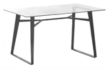 Show details for Dining table Signal Meble Bolt Tempered Glass, 1400x800x740 mm