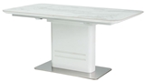 Show details for Dining table Signal Meble Cartier White Ceramic, 1600x900x760 mm