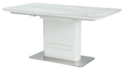 Picture of Dining table Signal Meble Cartier White Ceramic, 1600x900x760 mm