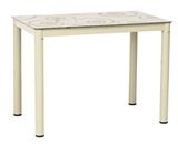 Show details for Dining table Signal Meble Damar Cream, 1000x600x750 mm