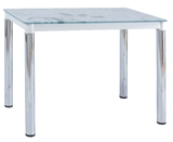 Show details for Dining table Signal Meble Damar White, 1000x600x750 mm