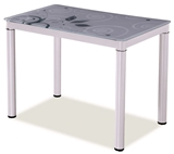 Show details for Dining table Signal Meble Damar White, 800x600x750 mm