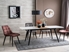 Picture of Dining table Signal Meble Davos White / Oak / Black, 1400x800x750 mm