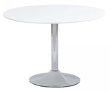 Show details for Dining table Signal Meble Flavio White, 900x900x750 mm