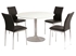 Picture of Dining table Signal Meble Flavio White, 900x900x750 mm