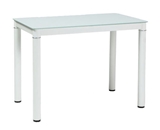 Show details for Dining table Signal Meble Galant White, 1100x700x750 mm