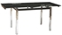 Picture of Dining table Signal Meble GD-017 Black, 1100 - 1700x740x750 mm