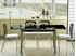 Picture of Dining table Signal Meble GD-017 Black, 1100 - 1700x740x750 mm