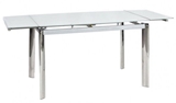 Show details for Dining table Signal Meble GD-020 White, 1200 - 1800x800x760 mm