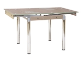 Show details for Dining table Signal Meble GD-082 Dark Beige, 800 - 1310x800x750 mm