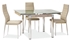 Picture of Dining table Signal Meble GD-082 Dark Beige, 800 - 1310x800x750 mm