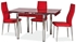 Picture of Dining table Signal Meble GD-082 Red, 800 - 1310x800x750 mm