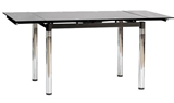 Show details for Dining table Signal Meble GD018 Black, 1100 - 1700x740x750 mm