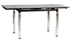 Picture of Dining table Signal Meble GD018 Black, 1100 - 1700x740x750 mm