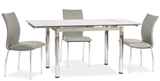 Show details for Dining table Signal Meble GD018 Gray, 1100 - 1700x740x750 mm