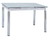 Show details for Dining table Signal Meble GD018 White, 1100 - 1700x740x750 mm