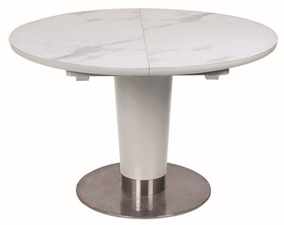 Picture of Dining table Signal Meble Helios White Matt, 1600x1200x760 mm