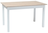 Show details for Dining table Signal Meble Horacy Oak / White, 1000x750x750 mm