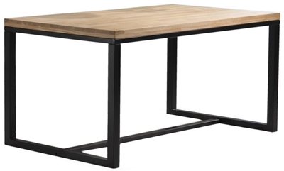 Picture of Dining table Signal Meble Loras Oak / Black, 1200x770x800 mm