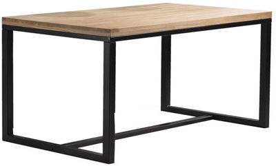 Picture of Dining table Signal Meble Loras Oak / Black, 1200x800x770 mm