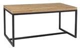 Show details for Dining table Signal Meble Loras Oak / Black, 1500x900x750 mm