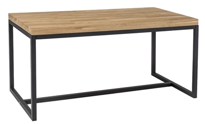 Picture of Dining table Signal Meble Loras Oak / Black, 1500x900x750 mm