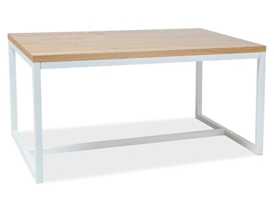 Picture of Dining table Signal Meble Loras Oak / White, 1200x800x770 mm