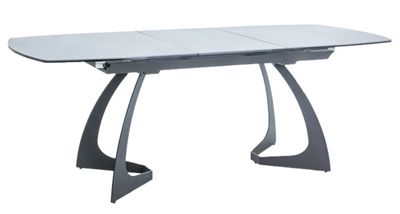 Picture of Dining table Signal Meble Martinez Gray / Black, 1600x900x760 mm