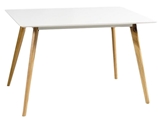 Show details for Dining table Signal Meble Milan Oak / White, 1200x800x750 mm