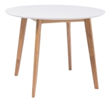 Show details for Dining table Signal Meble Mosso II White, 1000x1000x750 mm