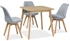 Picture of Dining table Signal Meble Mosso III Oak, 800x800x750 mm