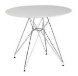 Show details for Dining table Signal Meble Nitro White, 900x900x740 mm