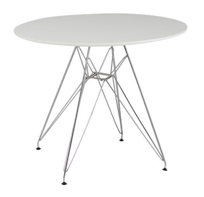 Picture of Dining table Signal Meble Nitro White, 900x900x740 mm