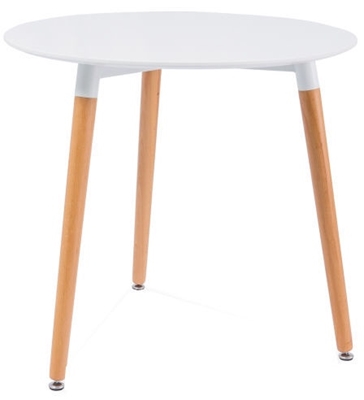 Picture of Dining table Signal Meble Nolan II White, 800x800x750 mm