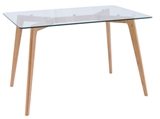 Show details for Dining table Signal Meble Oslo Oak, 1200x800x750 mm