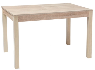 Picture of Dining table Signal Meble Prism Sonoma Oak, 1200x750x800 mm