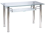 Show details for Dining table Signal Meble Reni A Glass, 1200x650x740 mm