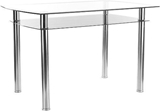 Show details for Dining table Signal Meble Rodi Black / Chrome, 1200x800x750 mm