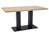 Picture of Dining table Signal Meble Sauron Oak / Black, 1500x900x780 mm