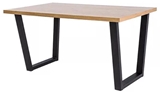 Show details for Dining table Signal Meble Valentino Brown, 1500x900x750 mm