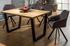 Picture of Dining table Signal Meble Valentino Oak / Black, 1200x900x750 mm