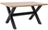 Picture of Dining table Signal Meble Xaviero Oak / Black, 1500x900x770 mm