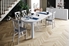 Picture of Dining table Szynaka Meble Indus White, 1050x1050x760 mm