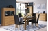 Picture of Dining table Szynaka Meble Kama 40 Oak / Black, 1360x900x760 mm