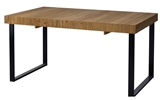 Show details for Dining table Szynaka Meble Mosaic 40 Oak / Black, 1600x900x780 mm