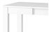 Picture of Dining table Szynaka Meble Orion 2 White, 1000x600x760 mm