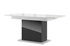 Picture of Dining table Szynaka Meble Star 03 White Black, 1400x850x770 mm