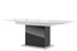 Picture of Dining table Szynaka Meble Star 03 White Black, 1400x850x770 mm