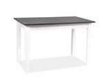 Show details for Signal Meble Horacy Extendable Table 100/140cm Anthracite/White